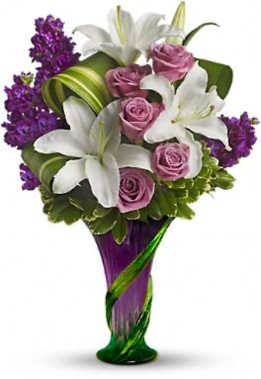Indulge Her Bouquet - Lavender Roses