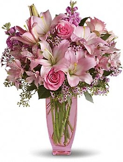 Pink Pink Bouquet with Premium Pink Roses